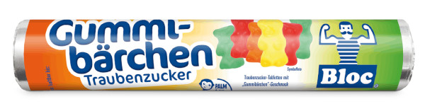 Bloc Traubenzucker Gummibärchen Rolle Packshot