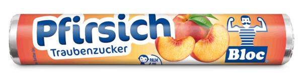 Bloc Traubenzucker Pfirsich Rolle Packshot