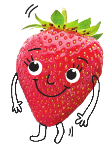 Bloc Traubenzucker mit Erdbeer Geschmack